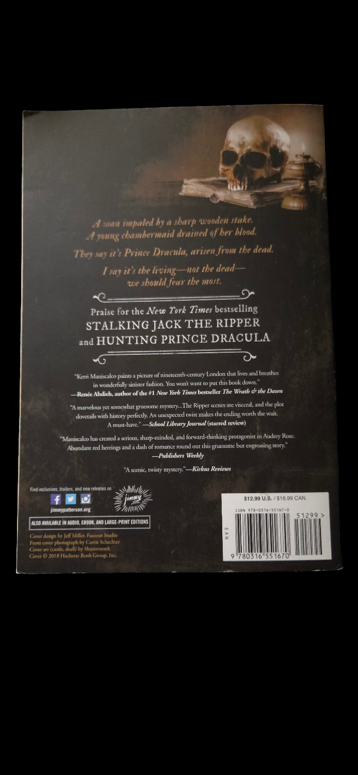 Stalking Jack the Ripper Series Complete Set by Kerri Maniscalco Books 1-4