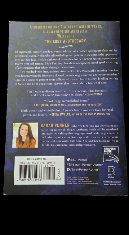 The Lost Apothecary by Sarah Penner